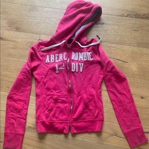 🔥 Abercrombie & Fitch Pink Hooded Full Zip 🔥